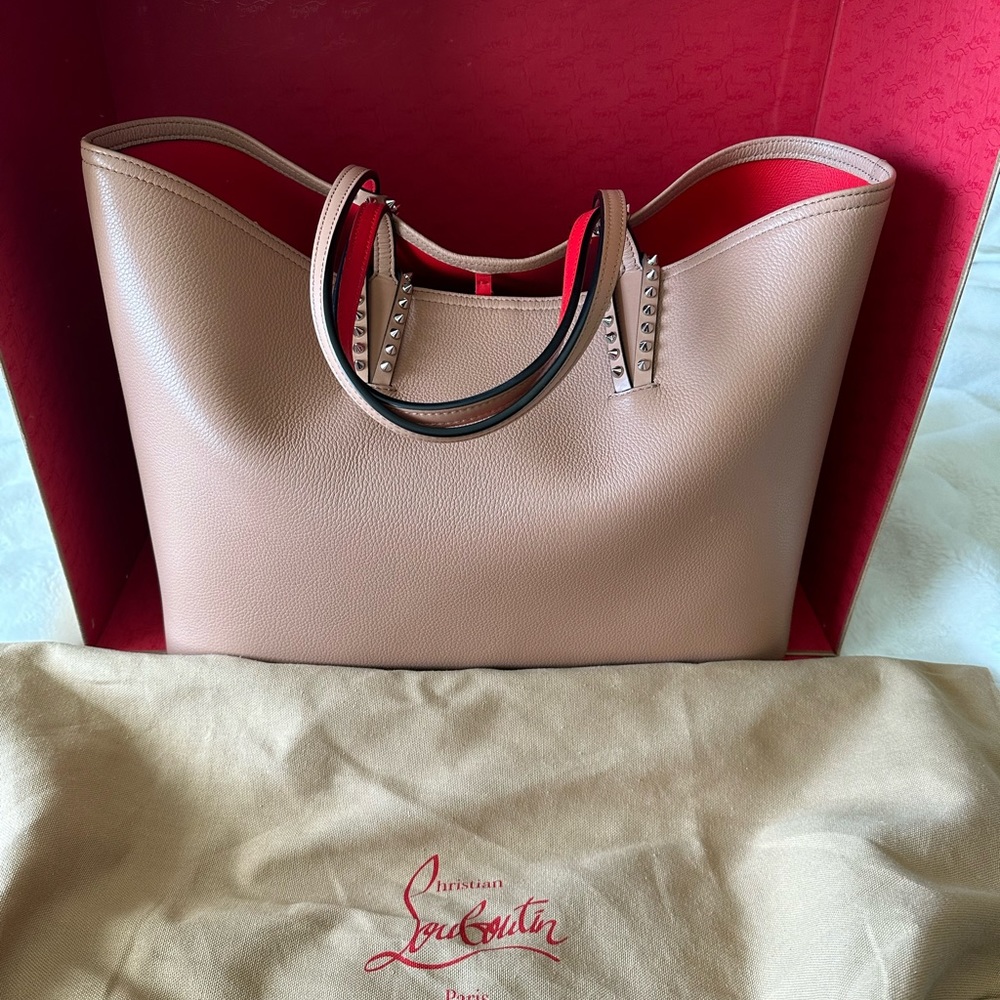 Authentic Christian louboutin cabata tote